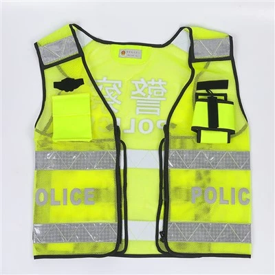 Armilla d'alta visibilitat de la policia